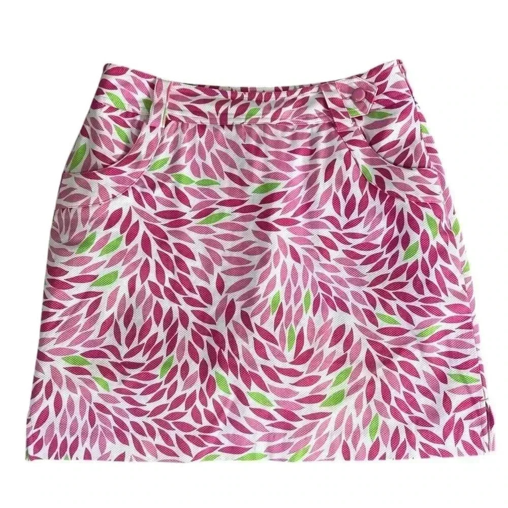 EP Pro Golf Skort Pink Floral Size 6